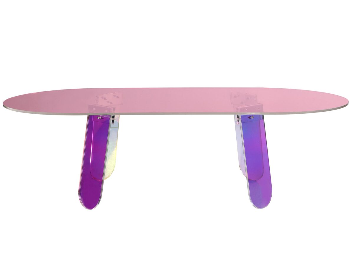 Moderner Couchtisch transparentes Acryl VIRTUS