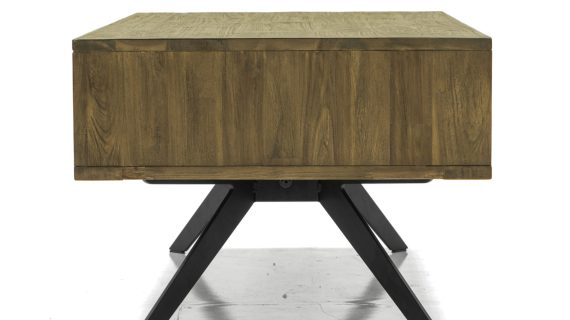 Miniaturka 4 - Stolik kawowy z szufladą i wnęką w stylu industrialnym