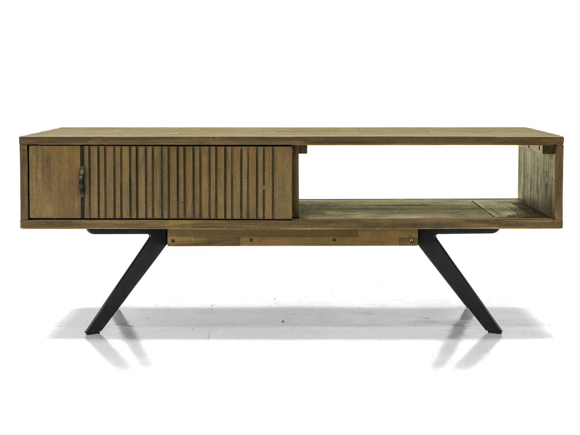 Stolik kawowy retro z ciemnografitowymi nogami Stolik kawowy retro z ciemnografitowymi nogami