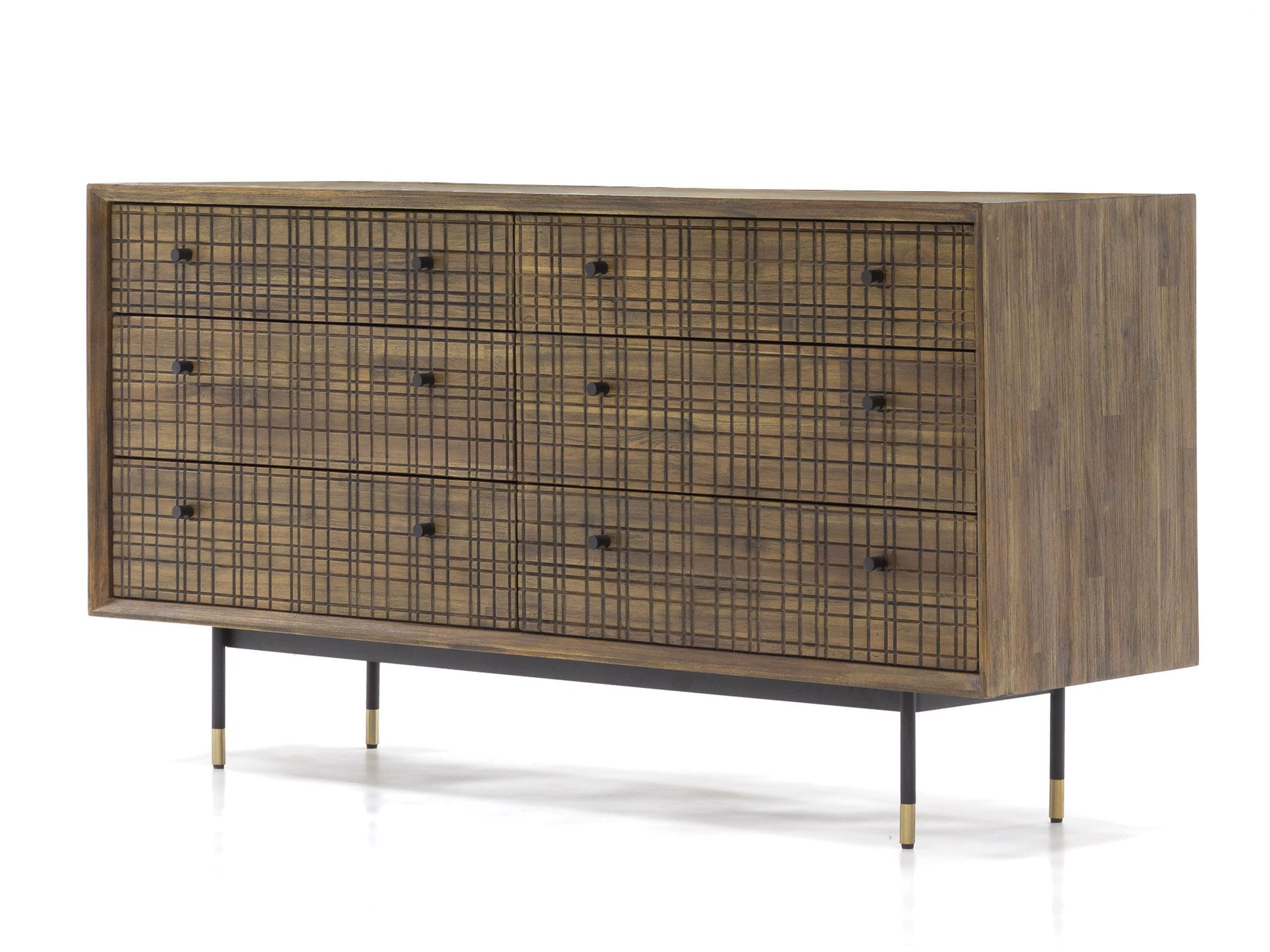 Duża komoda drewniana w stylu retro