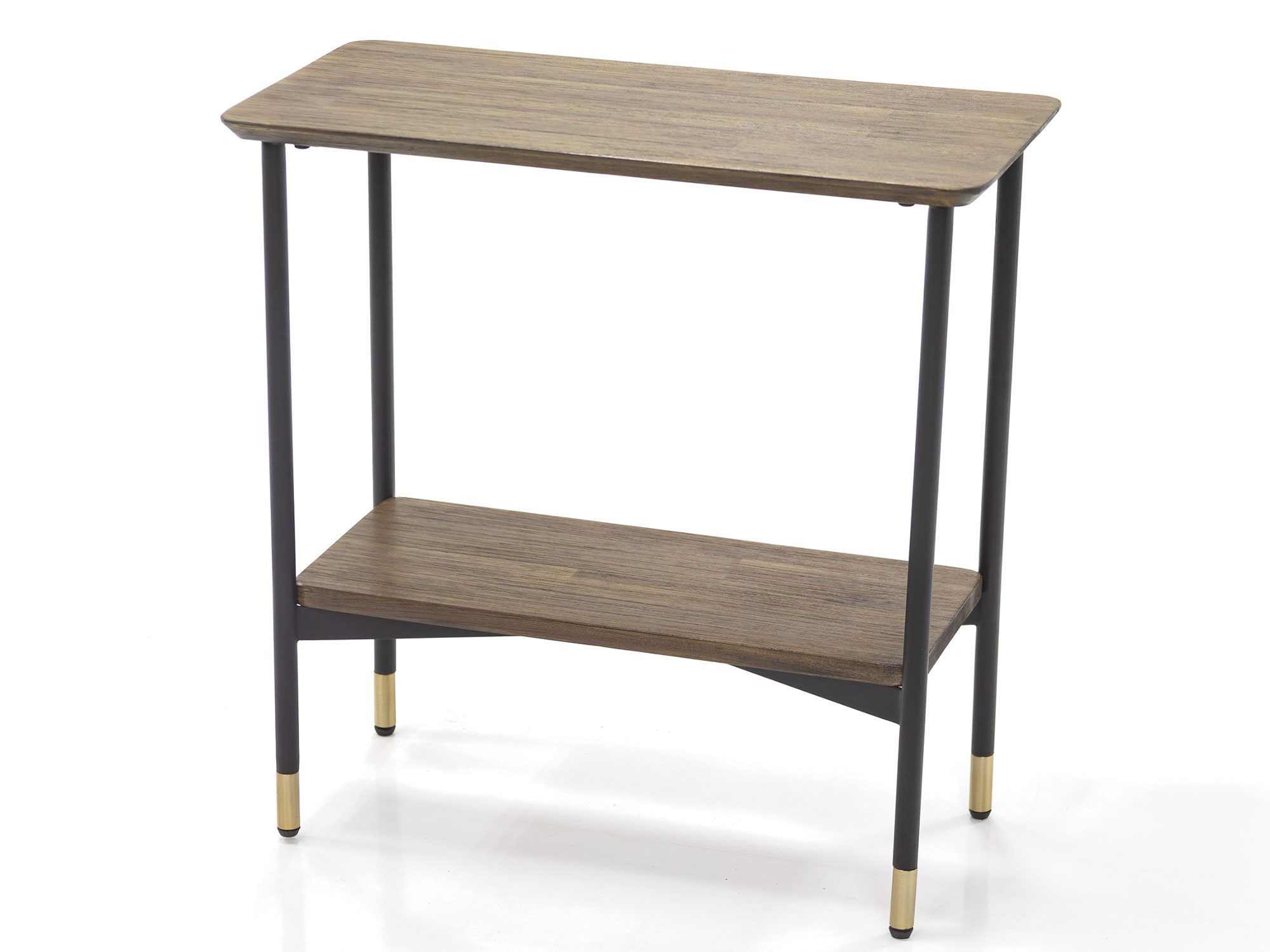 Mały stolik retro z metalowymi nogami Mały stolik retro z metalowymi nogami