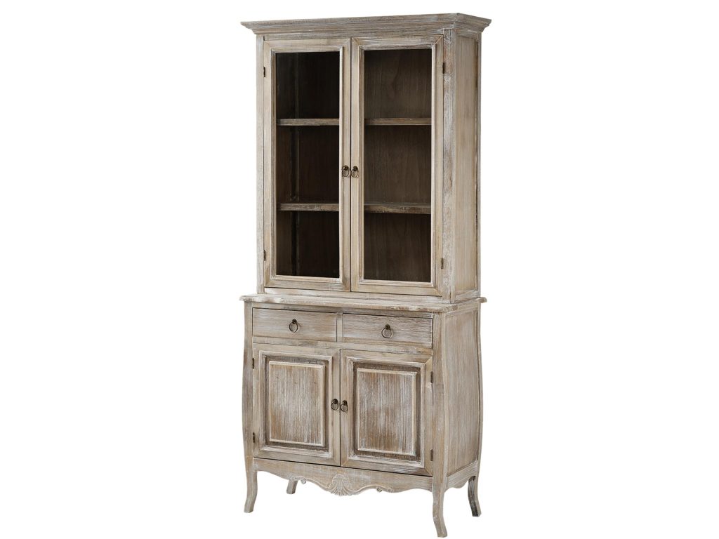 Kredens z Bielonym Drewno Paulowni na Giętych Nóżkach – Viva