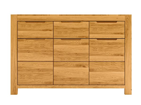 Komoda s devíti zásuvkami v moderním stylu