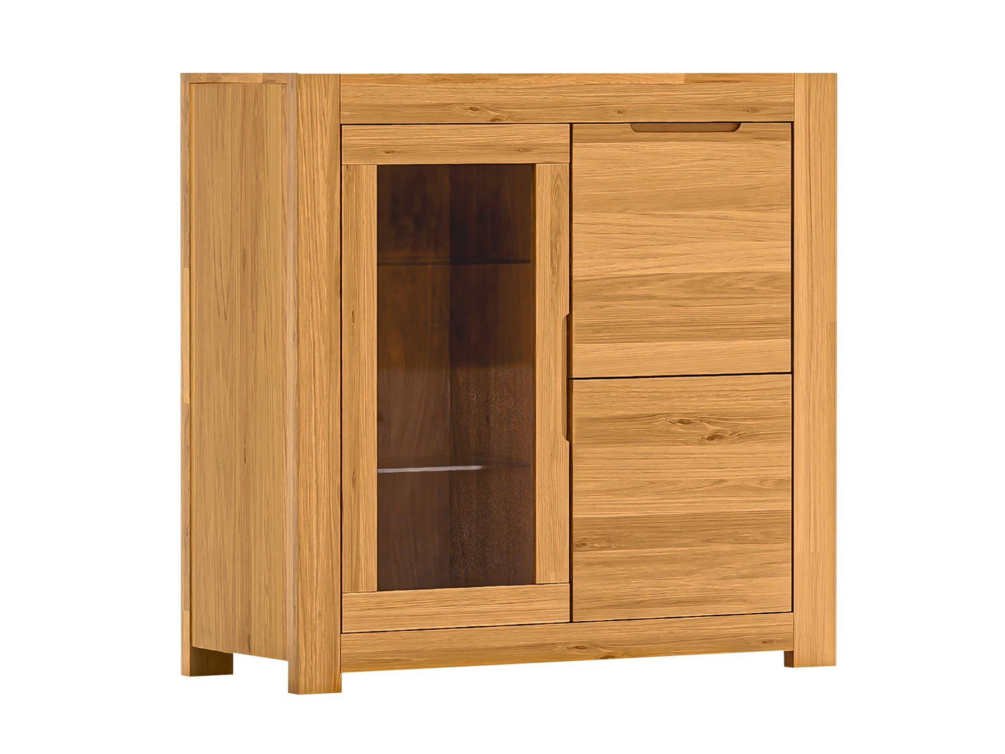 Wąska witryna z przeszkleniem