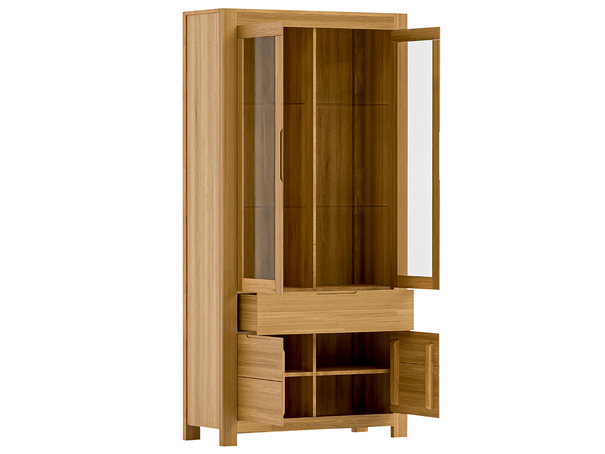 Przeszklona witryna z dwoma skrzydłami drzwi