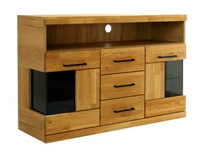 Miniaturka 1 - Komoda RTV z trzema szufladami i wnęką