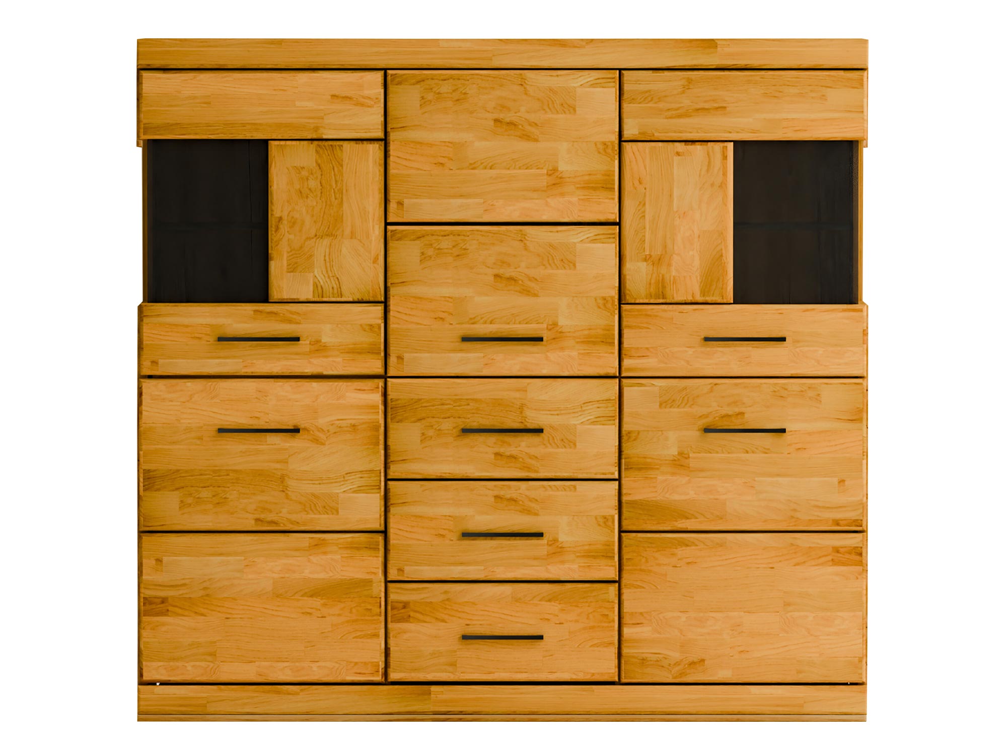 Komoda z szufladami w układzie liniowym