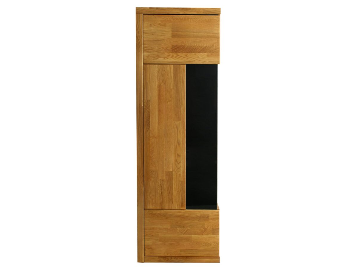 Hohe Holzvitrine 60 cm AVERO 90