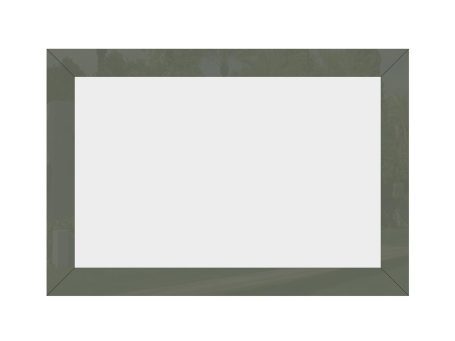 Lustro prostokątne z połyskiem do eleganckiego wnętrza glamour