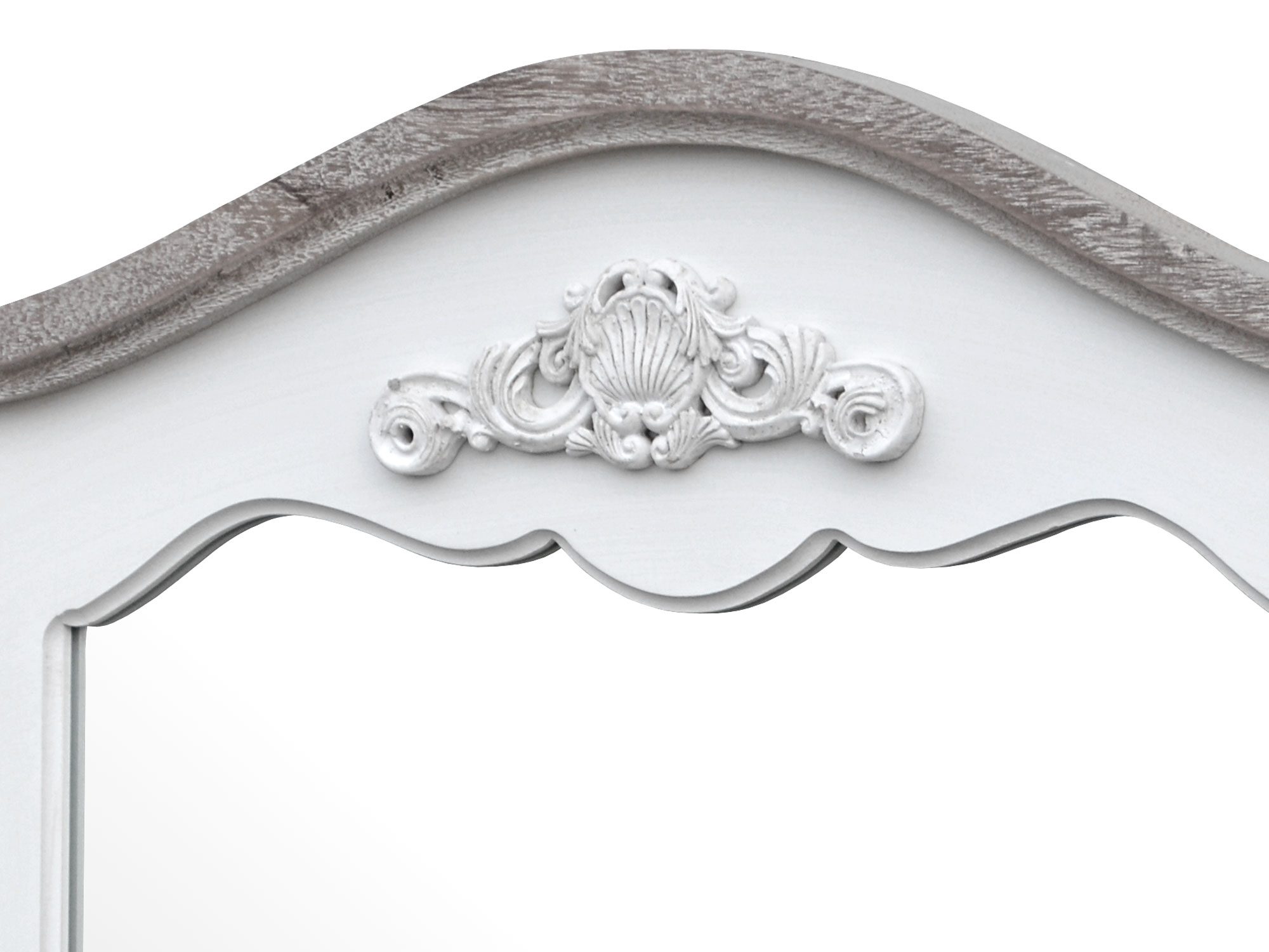 Ozdobny detal lustra w stylu eleganckim