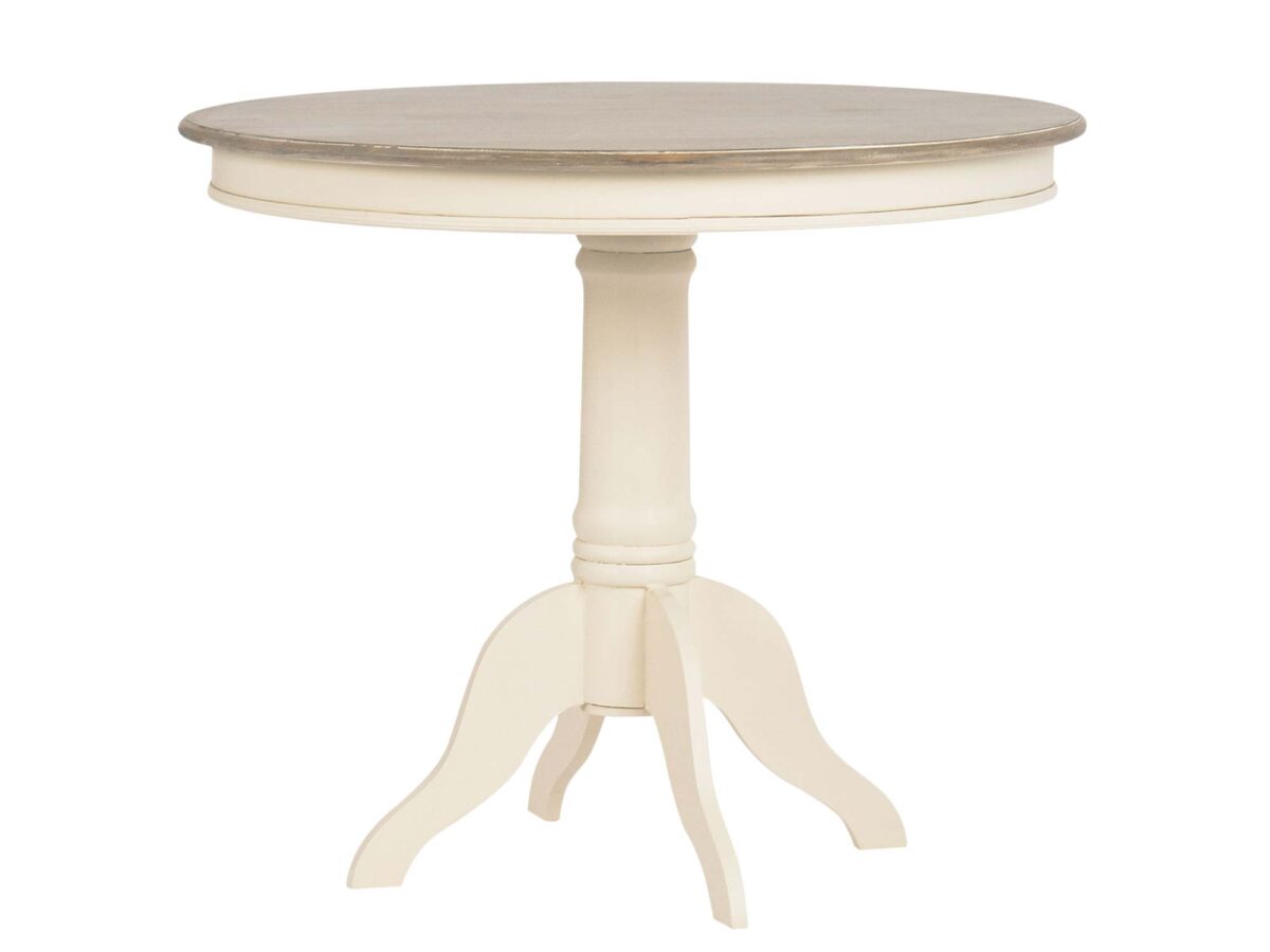 Stół Prowansalski 90cm w Kolorze Kremowym – Sorrento