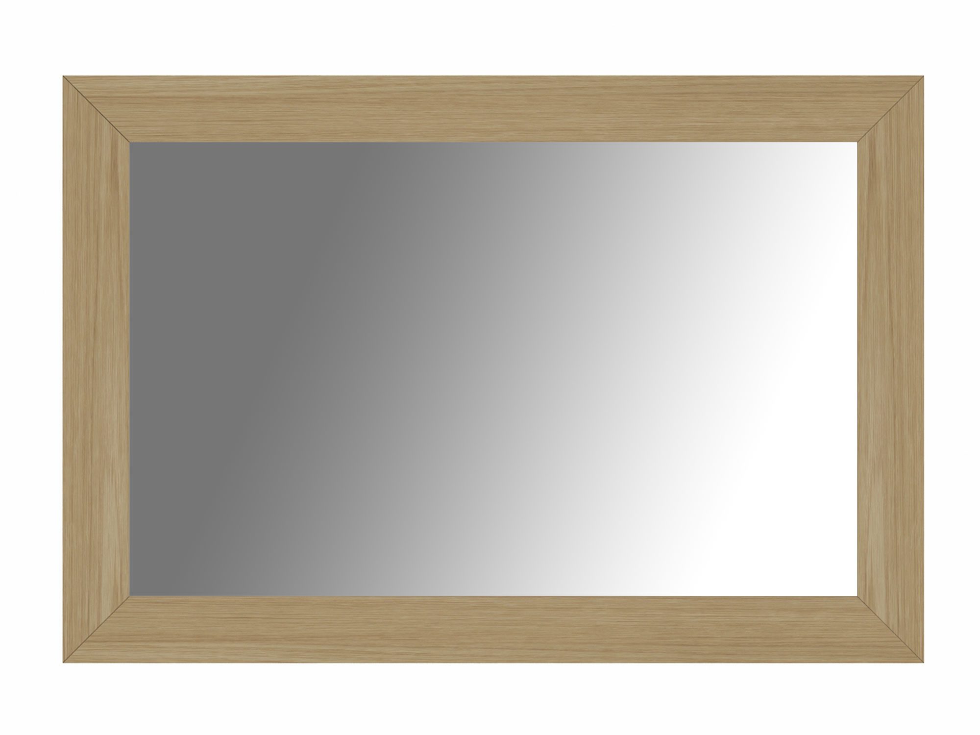 Lustro w kolorze dębowym