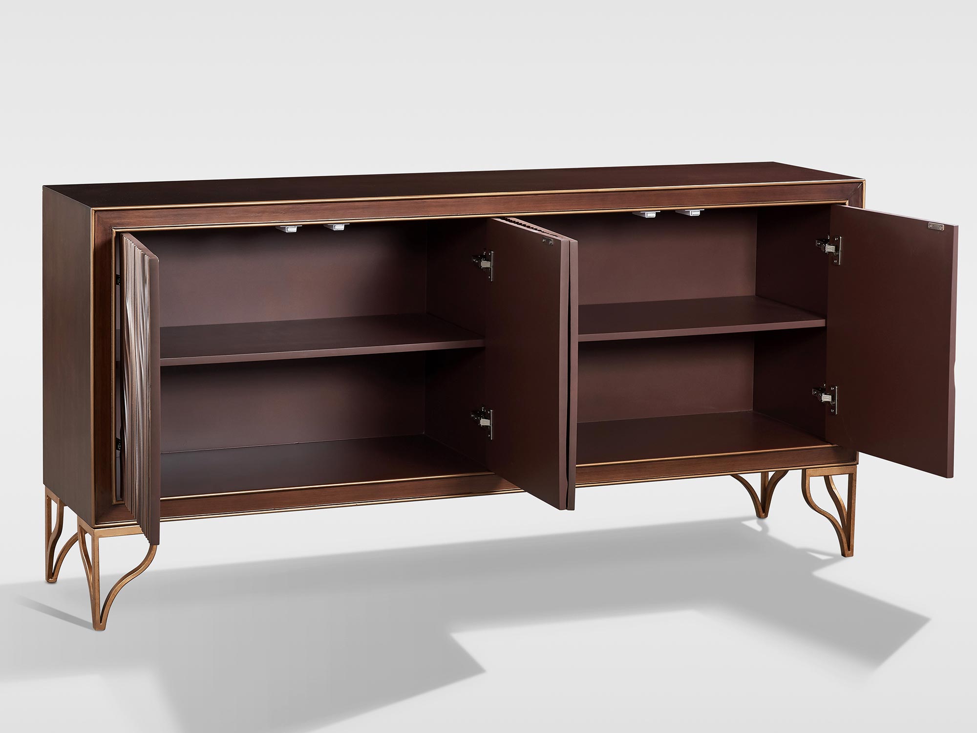 Ponadczasowa komoda w kolorze orzecha włoskiego