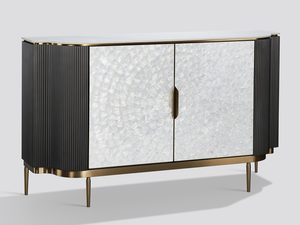 Miniatura 1 - Komoda z marmurowym deskou z elegantním čelem z muszli