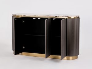 Miniatura 2 - Komoda RTV z marmurowym deskou v luksusowym povrchové úpravě