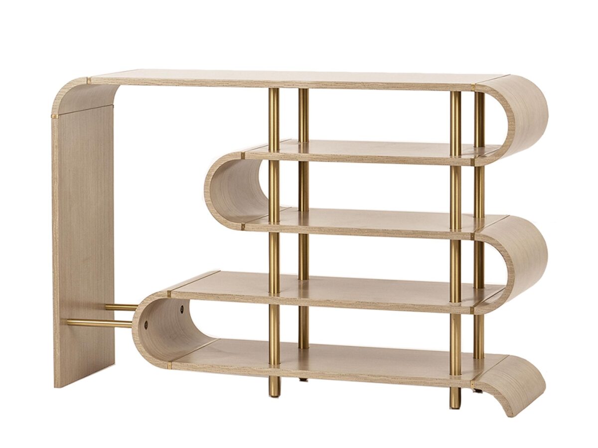 Graue Glamour Konsole Eleganza