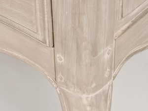 Miniatura 7 - TV skříňka krémová provensálská ohýbané nožky detail