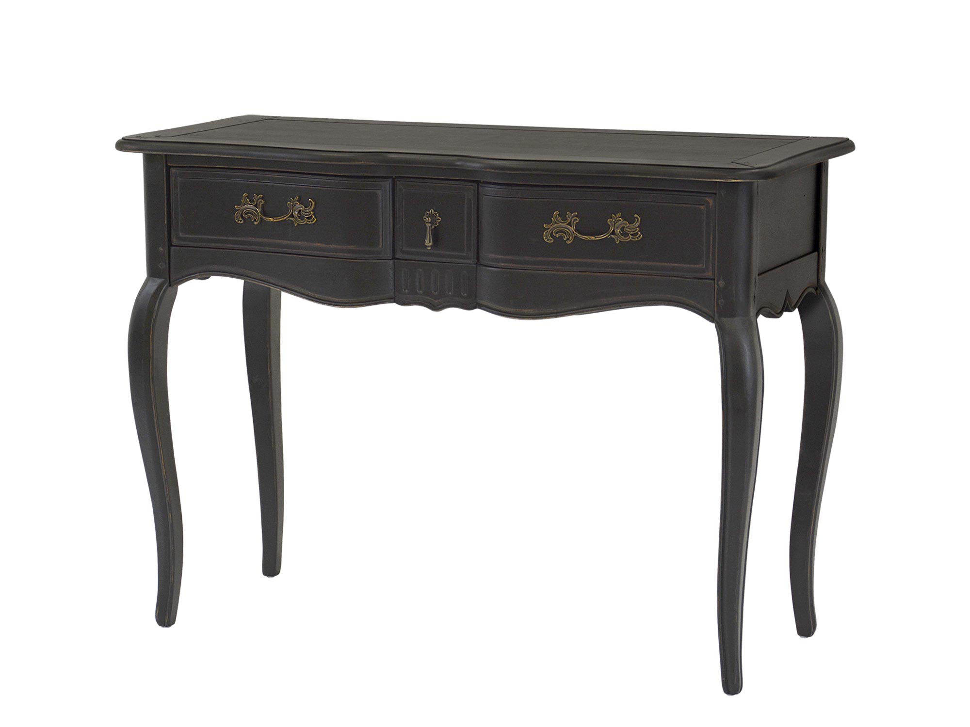 Ponadczasowa konsola z drewna brzozy z eleganckimi uchwytami