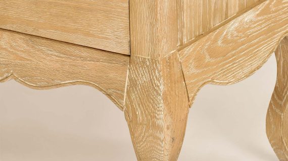 Miniaturka 7 - Komoda Francuska z Giętymi Nogami i Szczotkowaną Powierzchnią – Venezia Oak