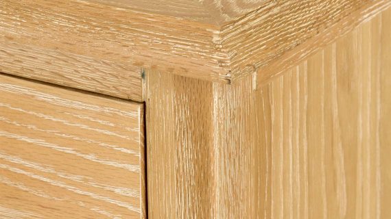 Miniaturka 8 - Komoda Francuska z Giętymi Nogami i Szczotkowaną Powierzchnią – Venezia Oak