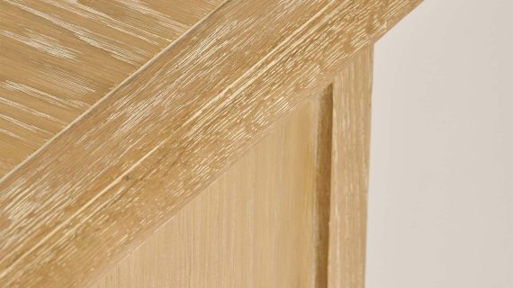 Miniaturka 13 - Szafka Nocna Francuska z Giętymi Nogami i Metalowymi Uchwytem – Venezia Oak