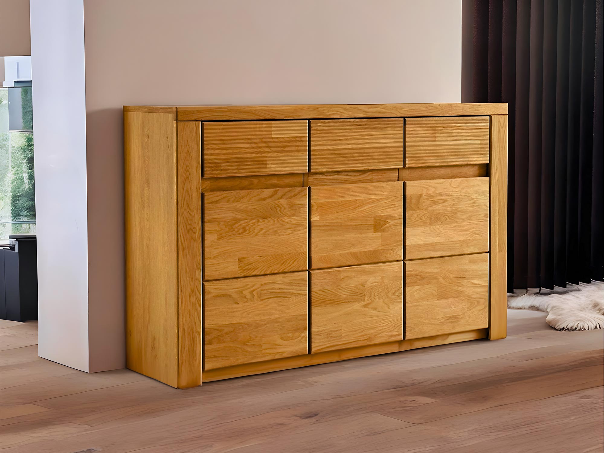 Minimalistyczna komoda do salonu