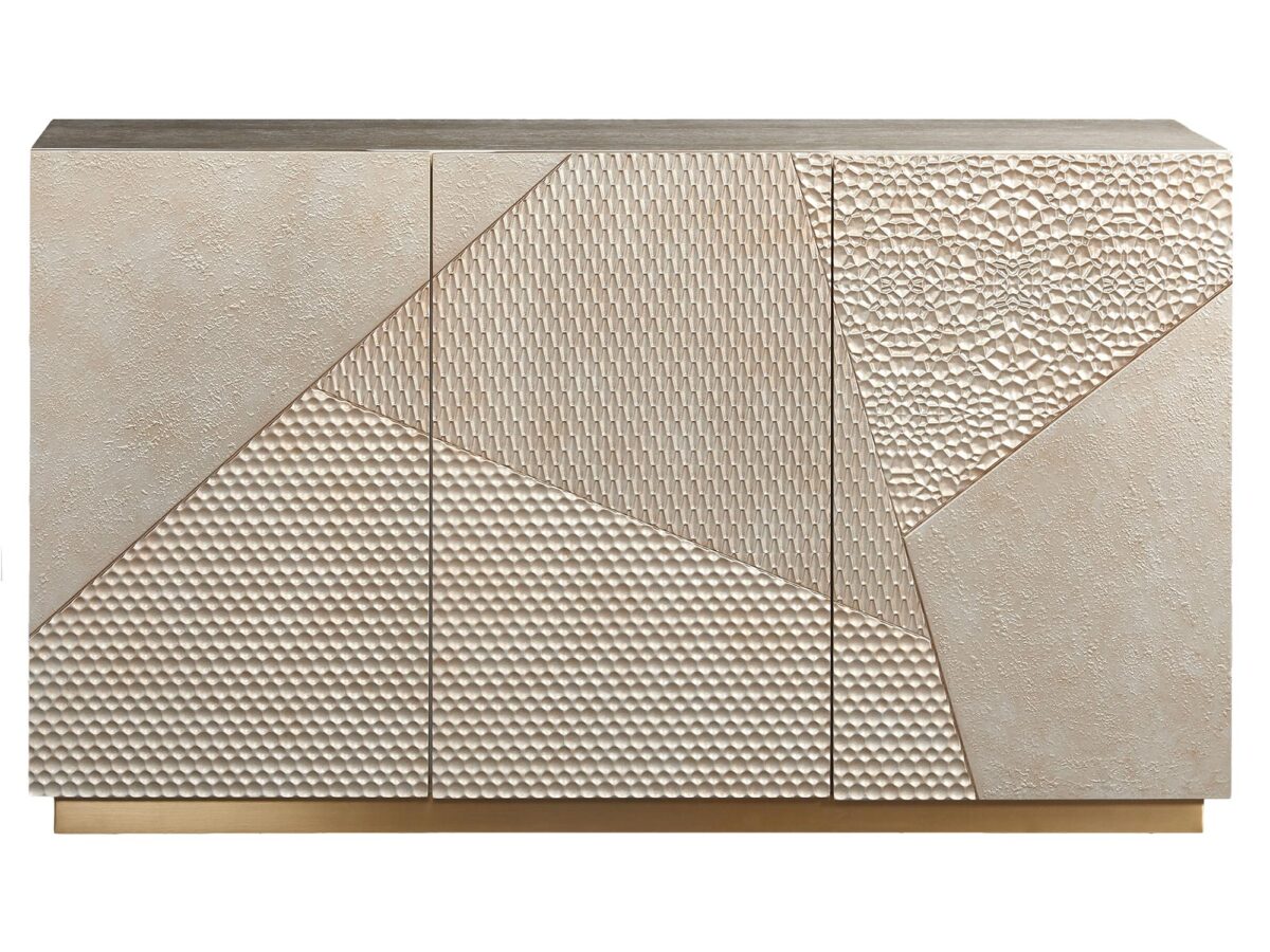 Luxuriöse Holzkommode champagner Eleganza