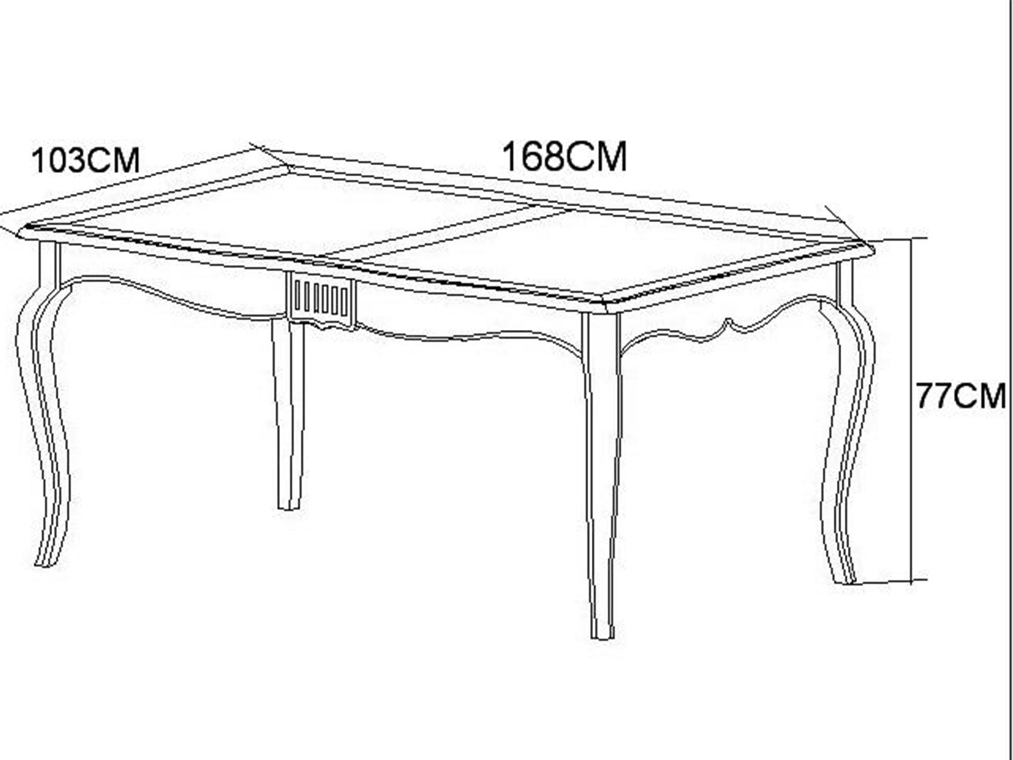 Wymiary stołu w stylu prowansalskim