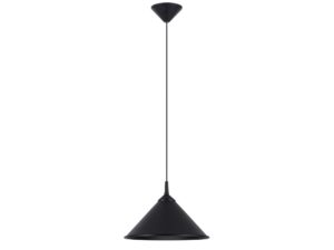 Miniatúra 16 - Čierna kovová závesná lampa s kužeľovitým tienidlom