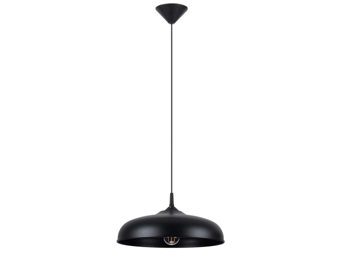 Moderne schwarze Pendelleuchte GIREA