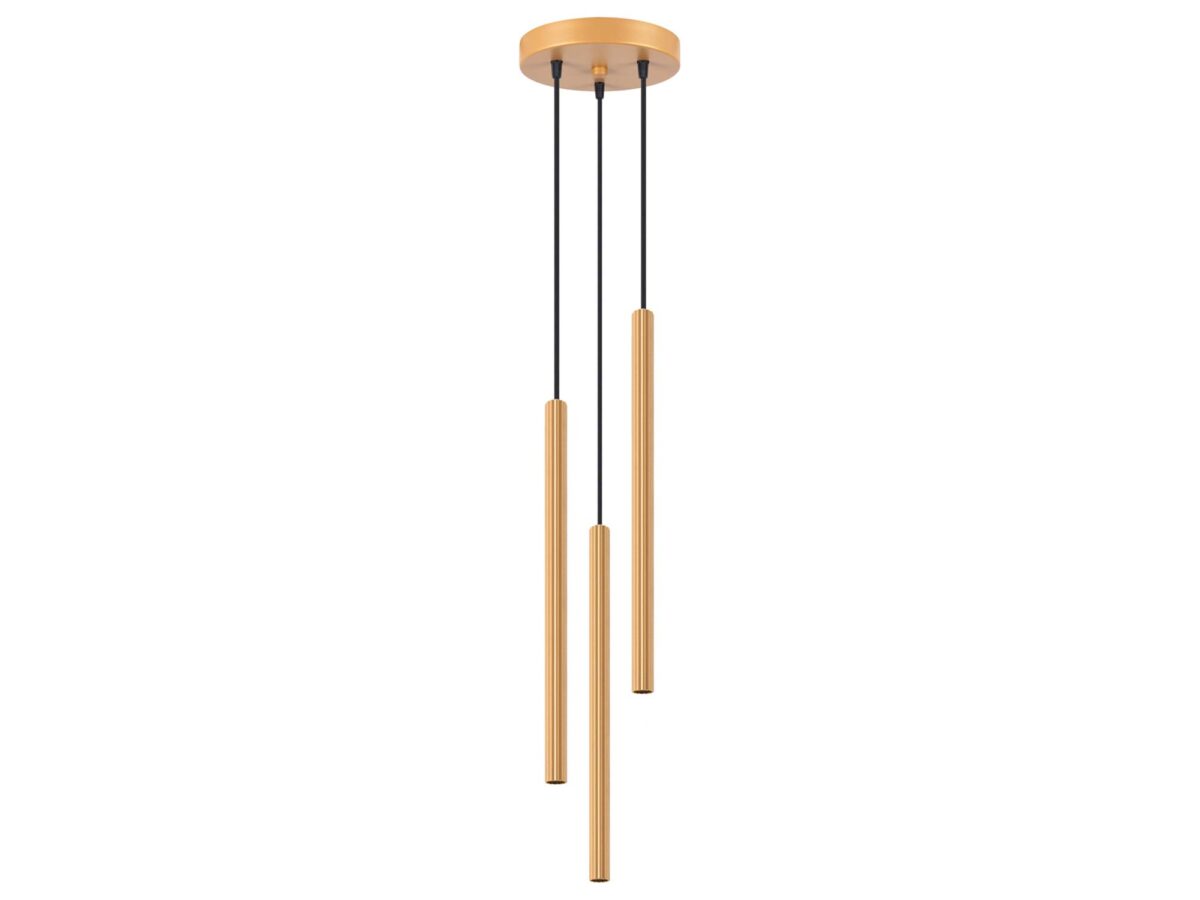 Goldene Pendelleuchte ARCANA 3P