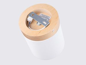 Miniaturka 5 - Wnętrze lampy sufitowej z uchwytem montażowym i okablowaniem elektrycznym