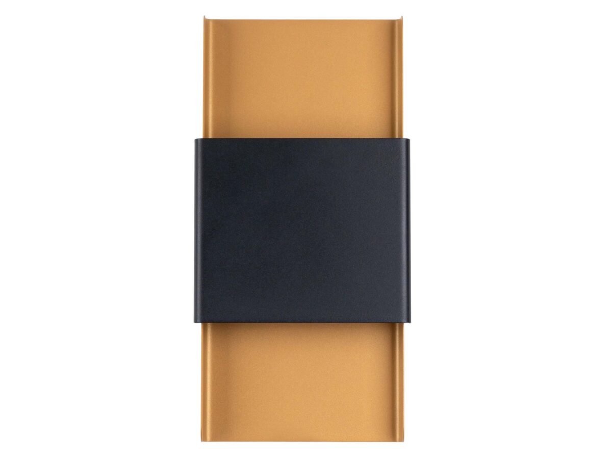 Gold-schwarze Wandleuchte DORIN