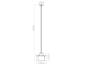 Miniaturka 14 - Lampa wisząca BASTION beton