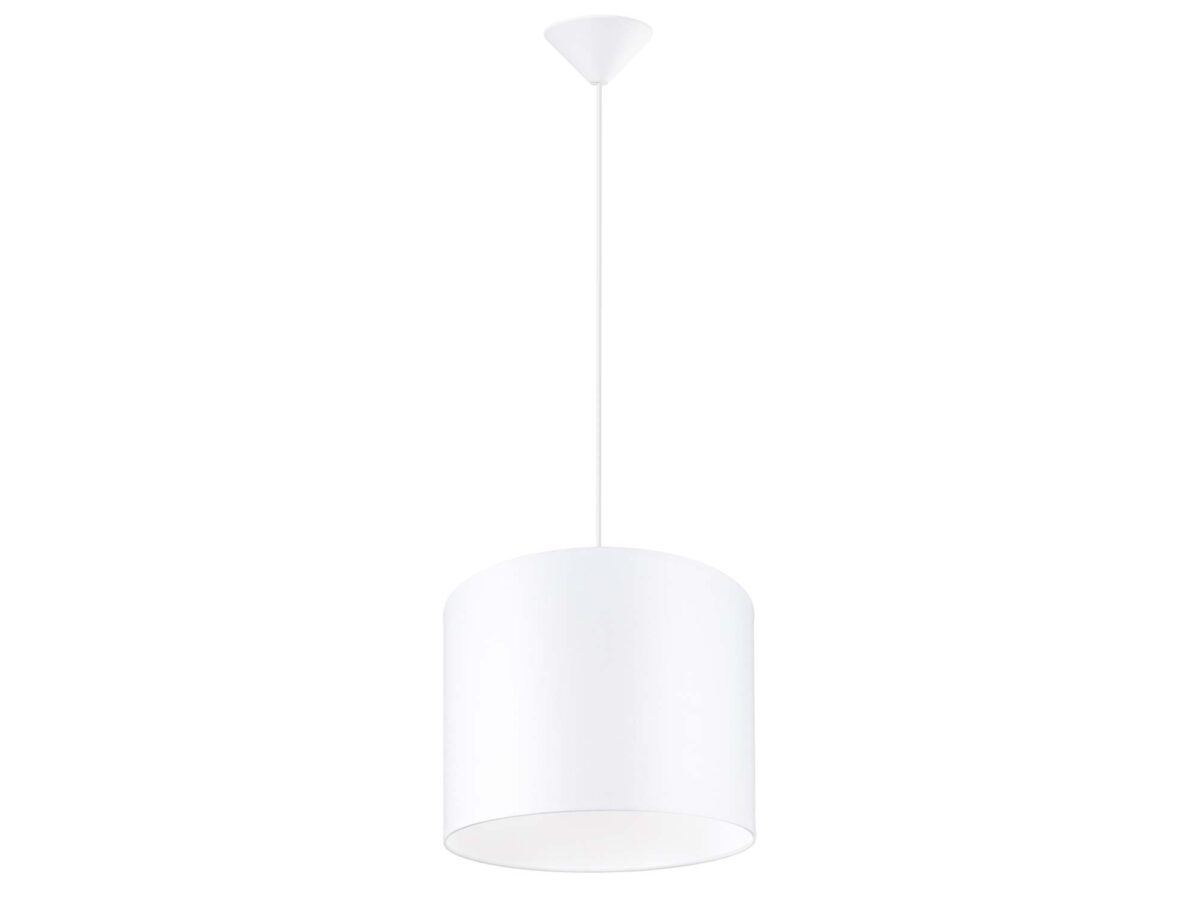 Weiße Hängeleuchte 30 cm NOVARA 30