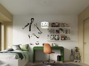 Miniaturka 5 - Lampa z motywem piłki w stylizacji pokoju dla chłopca