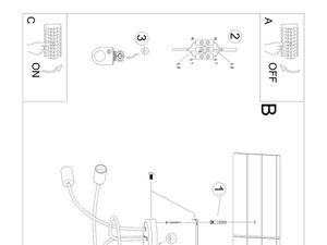 Miniaturka 6 - Instrukcja montażu i podłączenia lampy sufitowej do sufitu