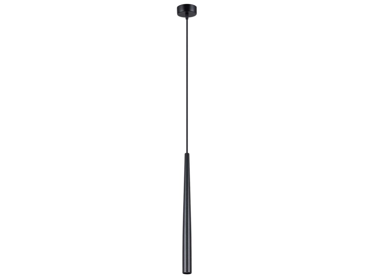 Minimalistische schwarze Hängeleuchte BLANCO 1