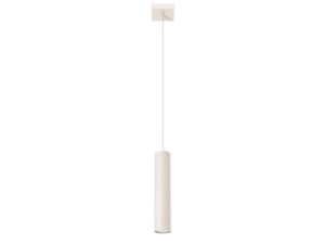 Miniatúra 13 - Krémová zavesená lampa typu tuba s dlhým zvesením
