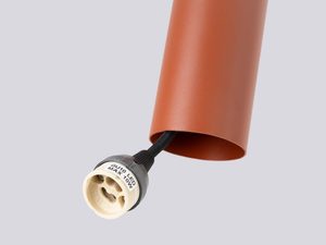 Miniaturka 5 - Ceglasta lampa tubowa z widocznym gwintem GU10