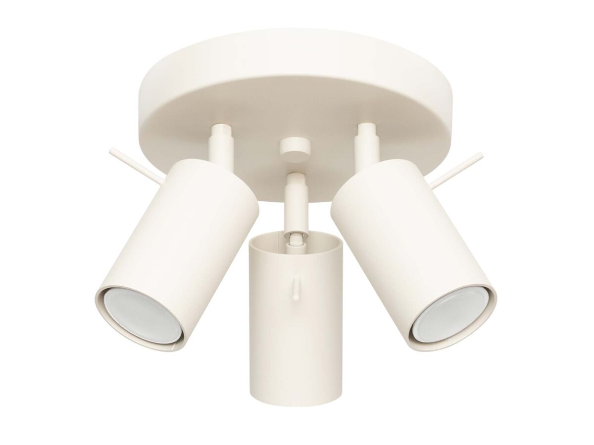 Beige Deckenleuchte 3-flammig RINTO 3P
