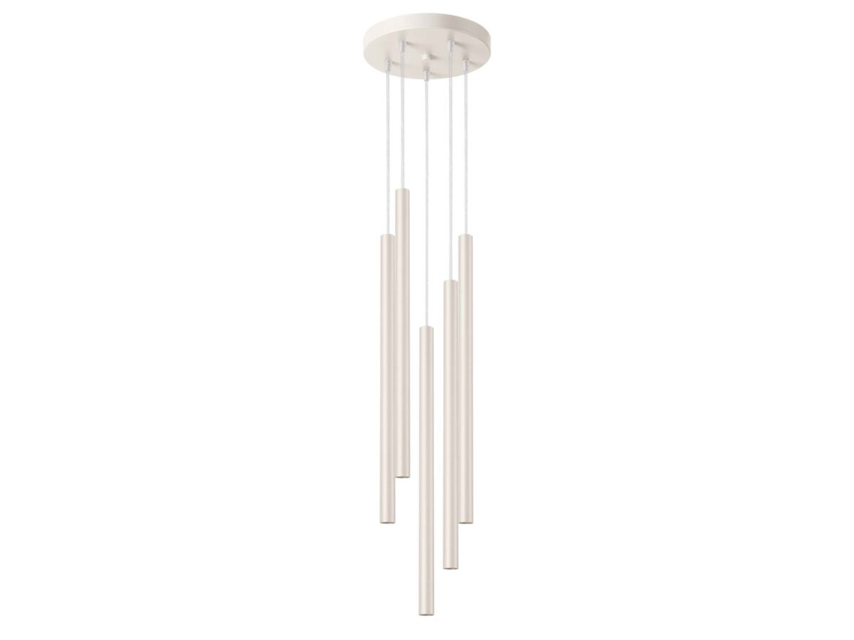 Hängeleuchte 5-flammig beige VARIO