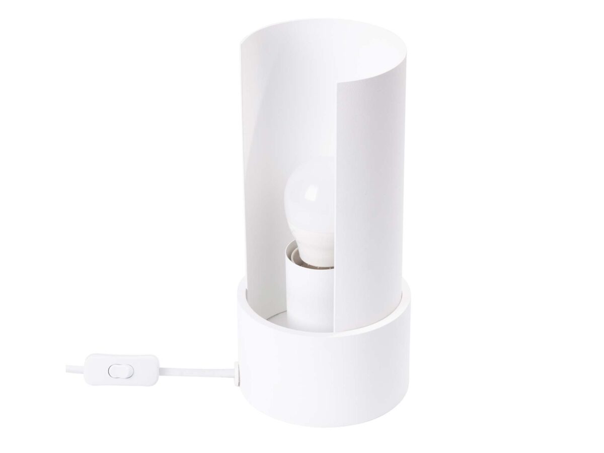 Moderne weiße Schreibtischlampe FLASHO