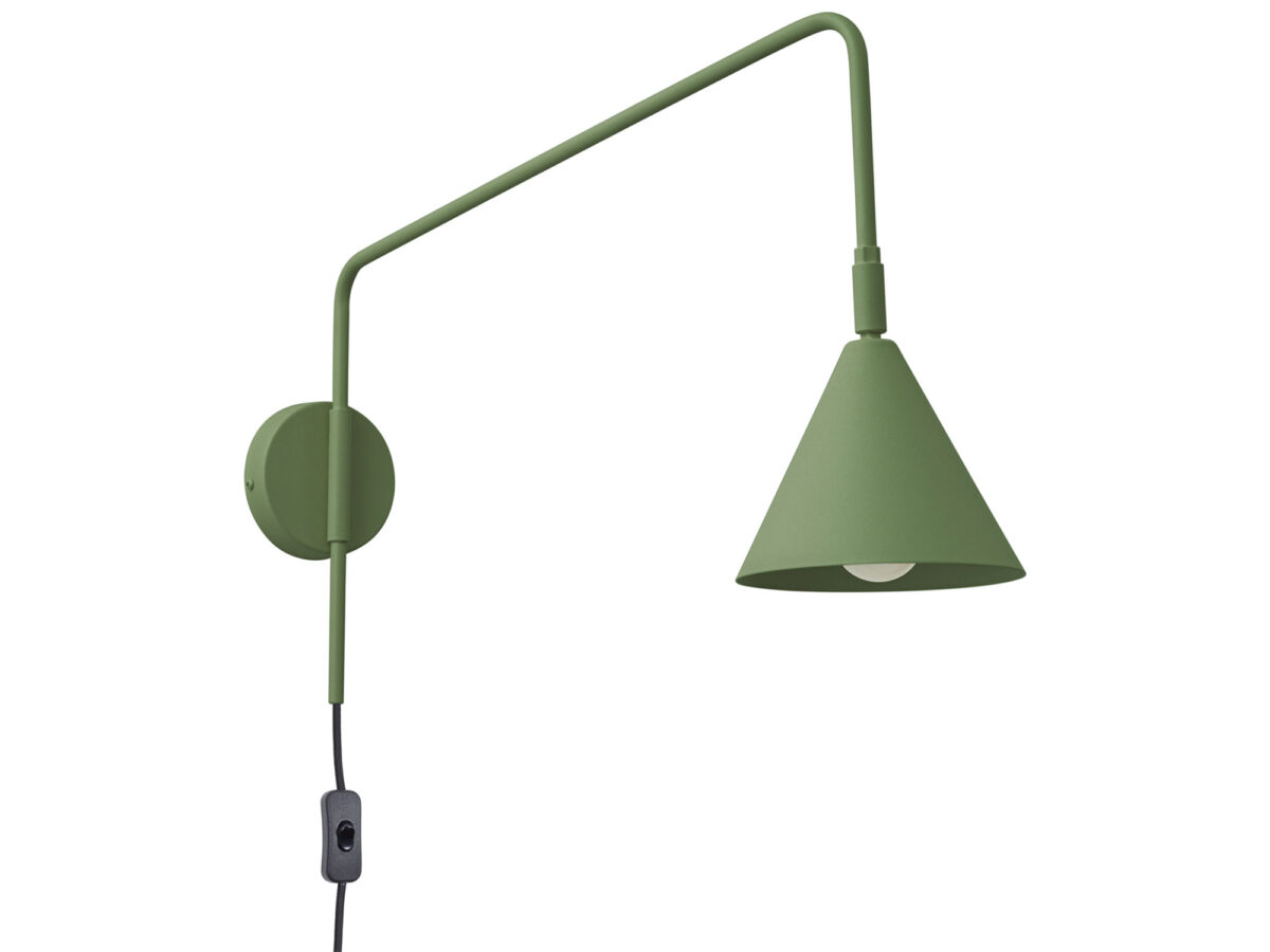Olivgrüne Wandleuchte 61 cm NOREN