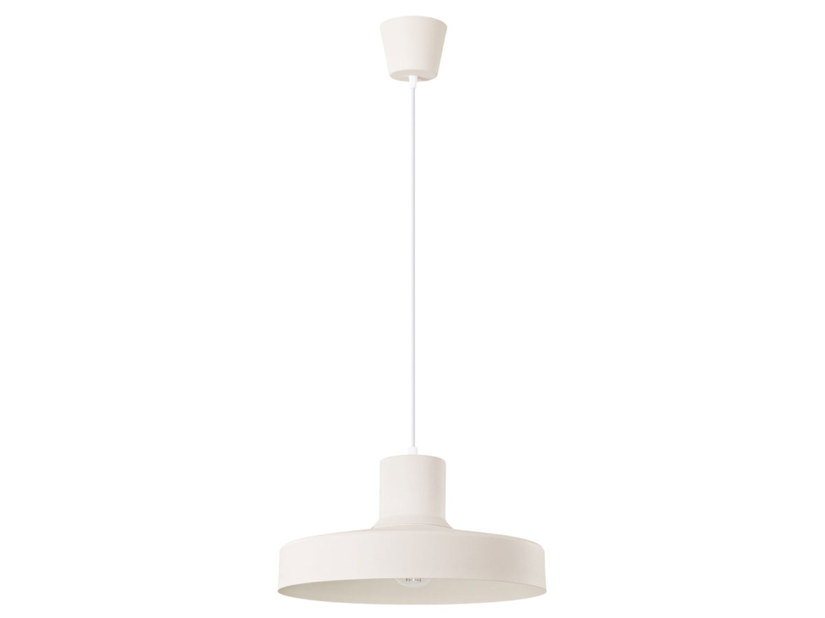 Beige Pendelleuchte 35 cm BIRNO