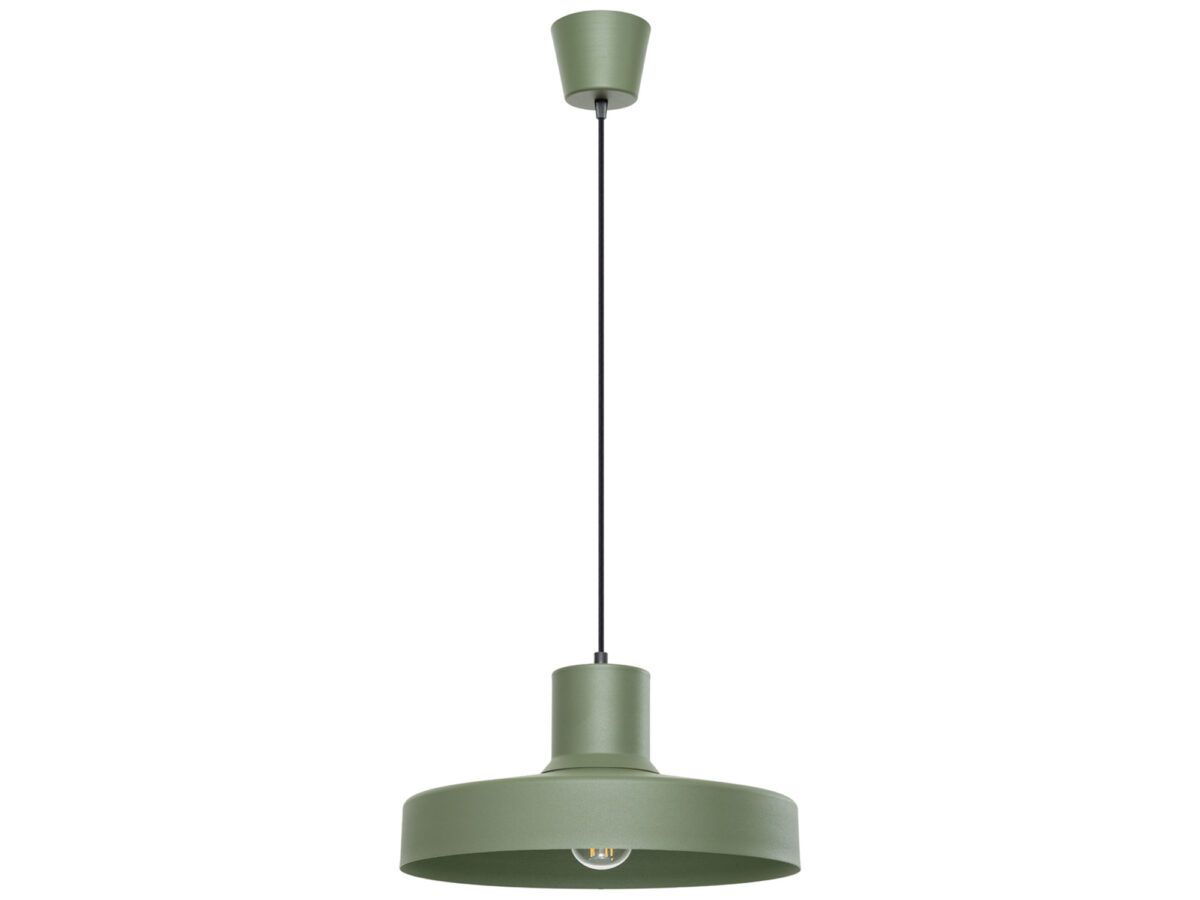 Olivgrüne Pendelleuchte 35 cm BIRNO