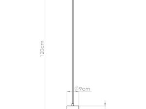 Miniaturka 9 - Lampa wisząca BIRNO ochra czerwona