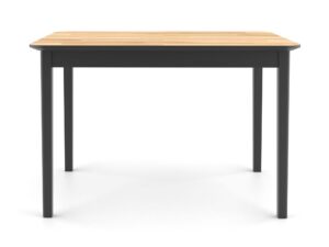 Miniatura 6 - Jídelní stůl se světlou dřevěnou deskou a černými nohami