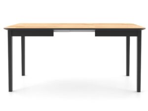 Miniatura 8 - Rozkládací stůl s dřevěnou deskou a černými nohami