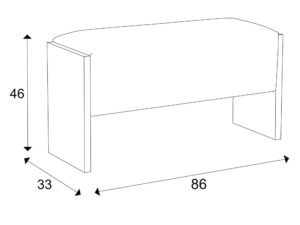 Miniaturka 3 - Ławka tapicerowana Styl klasyczny Nowoczesny design Max